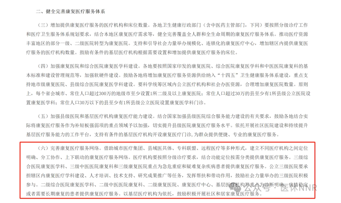 康复医联体还有很长一段路要走